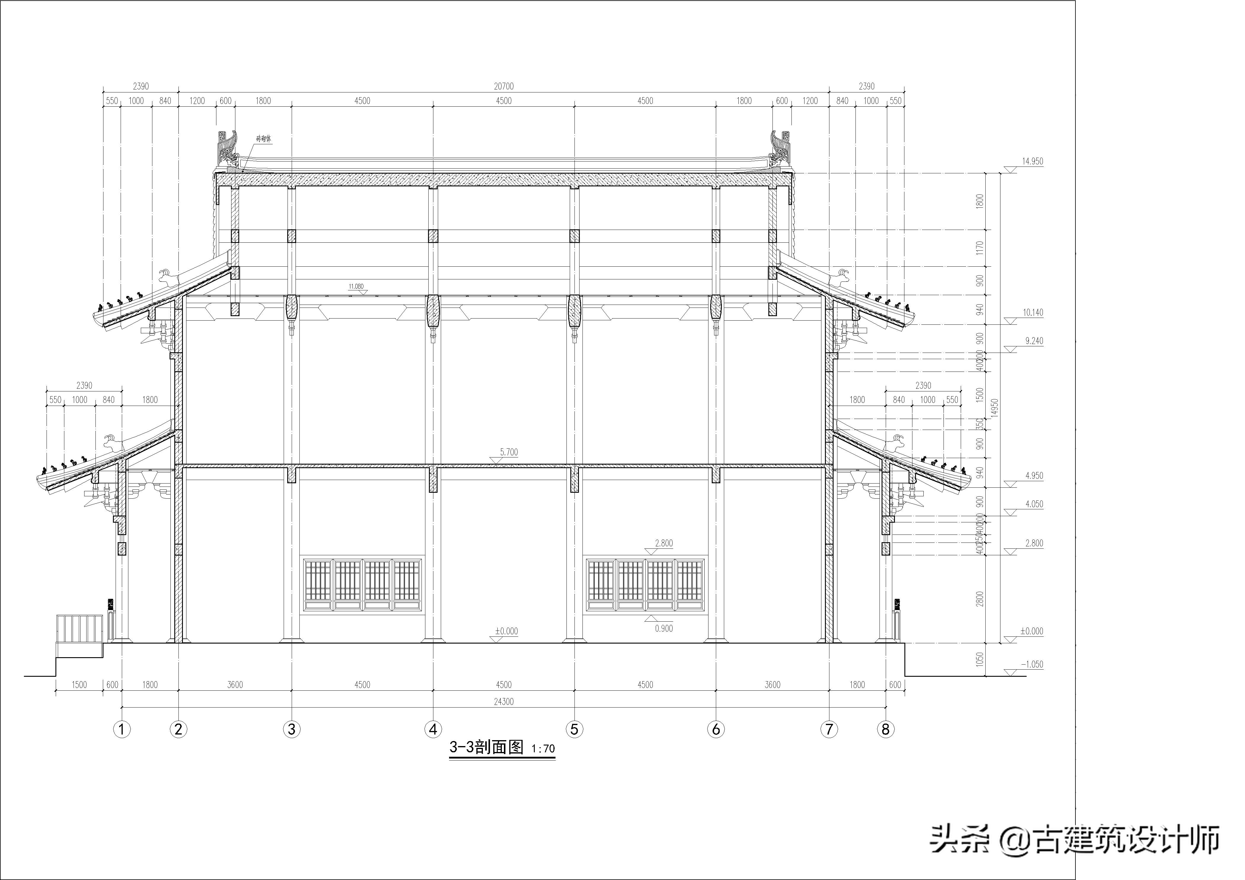 中国钢结构仿古建筑发展现状,仿古建筑混凝土框架结构施工