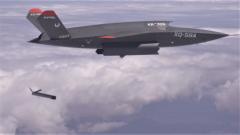 女武神型无人机,美国女武神隐身攻击机央视