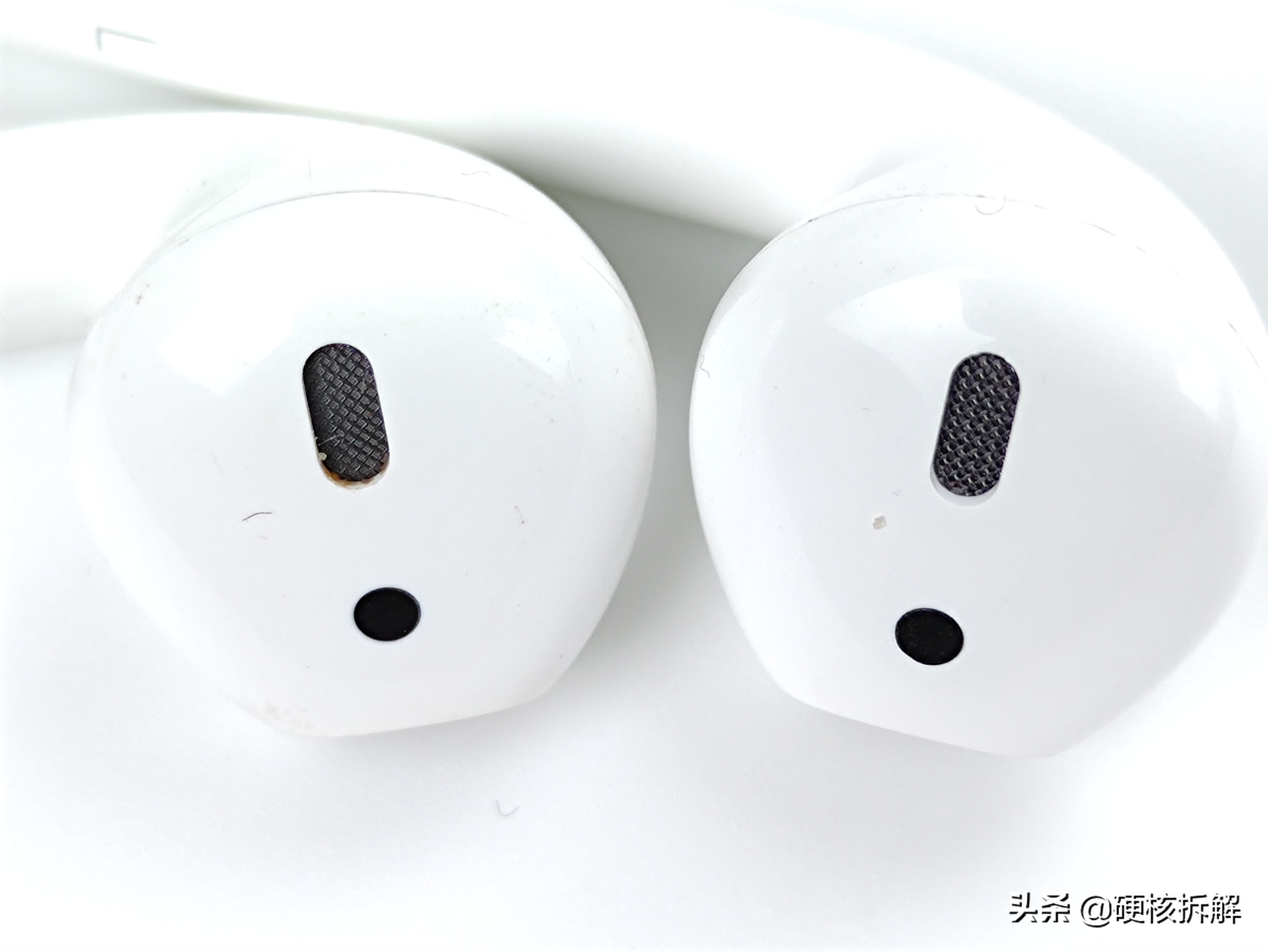 拆解苹果airpods和华强北airpods,拆解airpods耳机喇叭