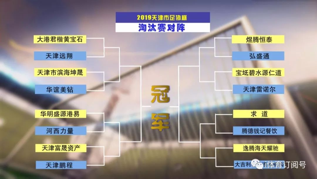 天津市业余联赛足协杯赛程,天津足协杯半决赛节目单
