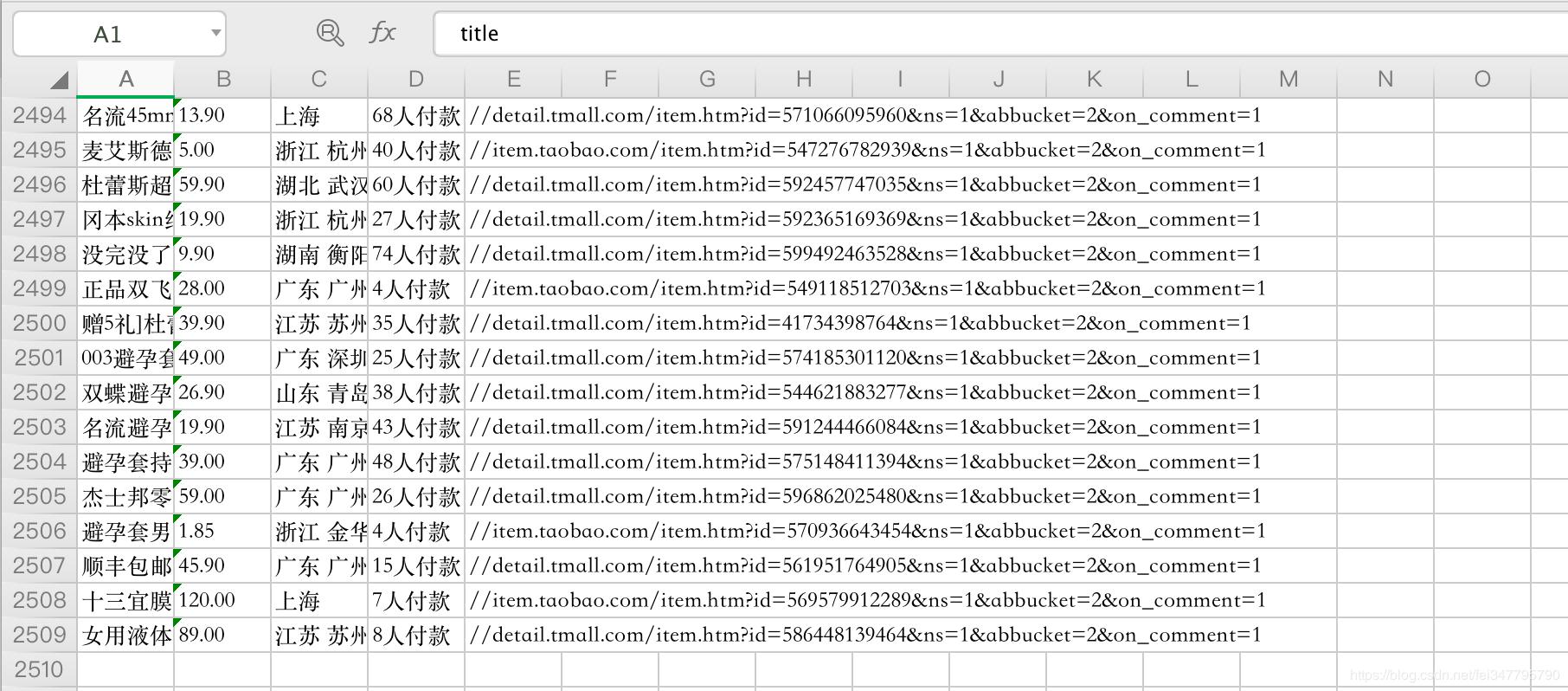 python爬取京东商品价格,python可以爬取淘宝店铺数据吗