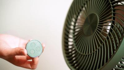 静音无叶风扇带加湿器,风扇小型静音可充电折叠