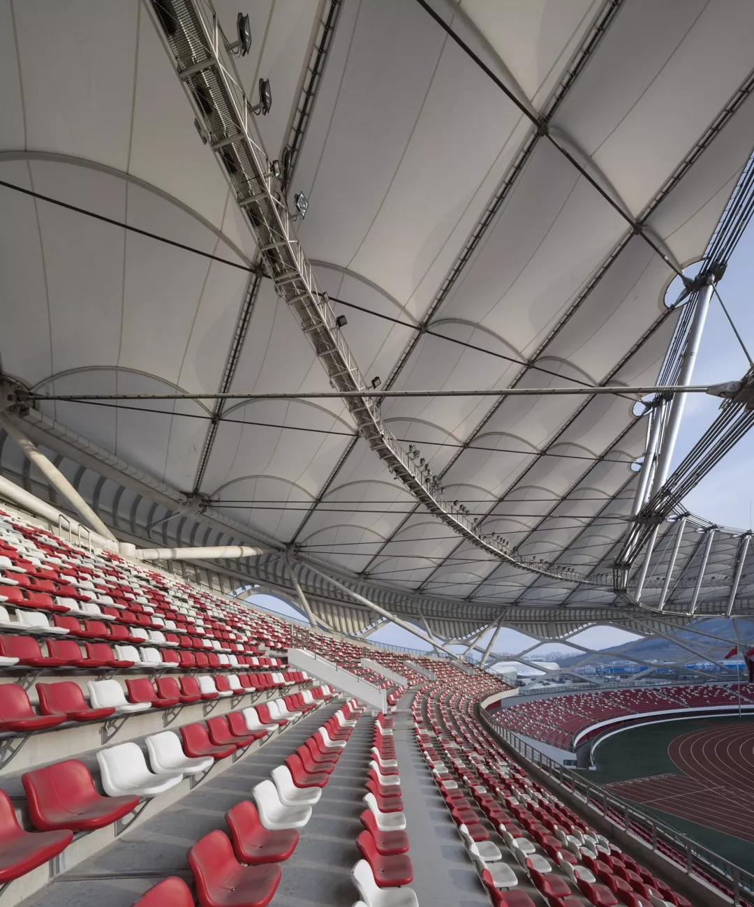 安阳文体中心体育场钢结构,北京建工工人体育场钢结构