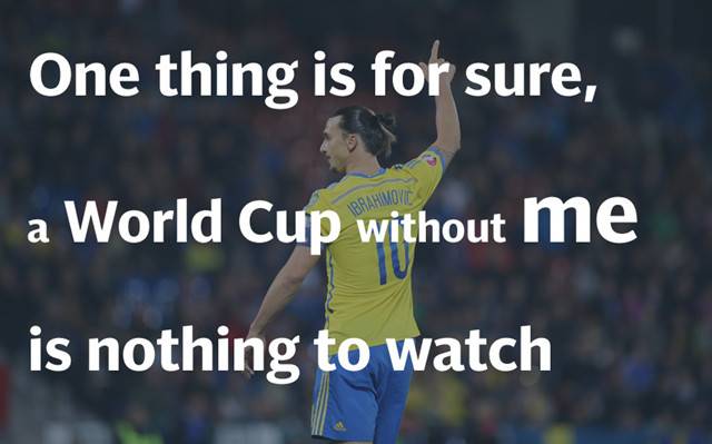 从伊布精彩语录了解，实力与言论必须等价，不然就是笑话