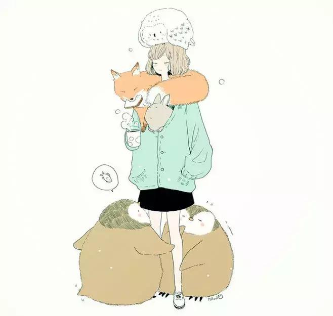 插画家的绝美画风,台湾插画师雪梨作品