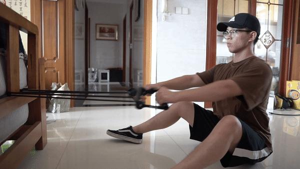 一根弹力绳练全身,一根弹力带练遍全身