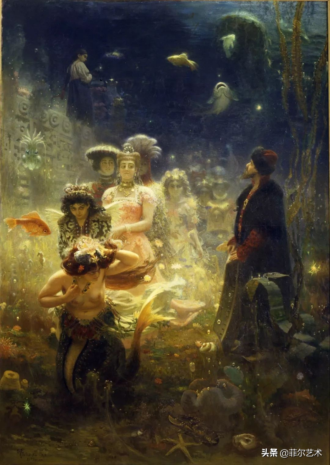 画家列宾作品欣赏,俄罗斯现实主义画家列宾及其作品