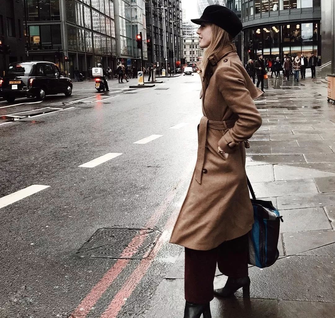 逸阳毛呢大衣外套女装,御寒大衣