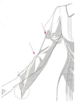 漫画人物衣服褶皱怎么画,如何画动漫人物衣服的折痕