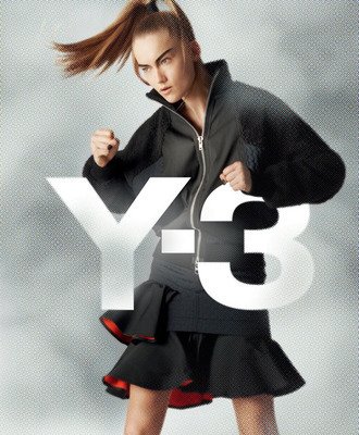 y-3联名阿迪广告,y-3山本耀司黑武士