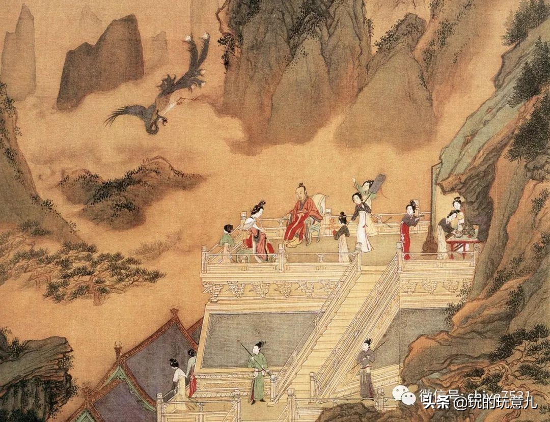 中国画孔雀名作,中国名画孔雀