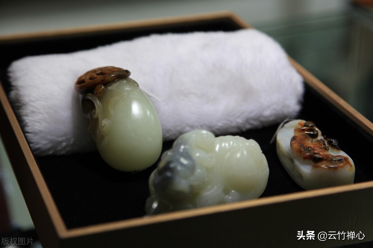 韩料和田玉打灯鉴别图,韩料和田玉打灯结构鉴别图