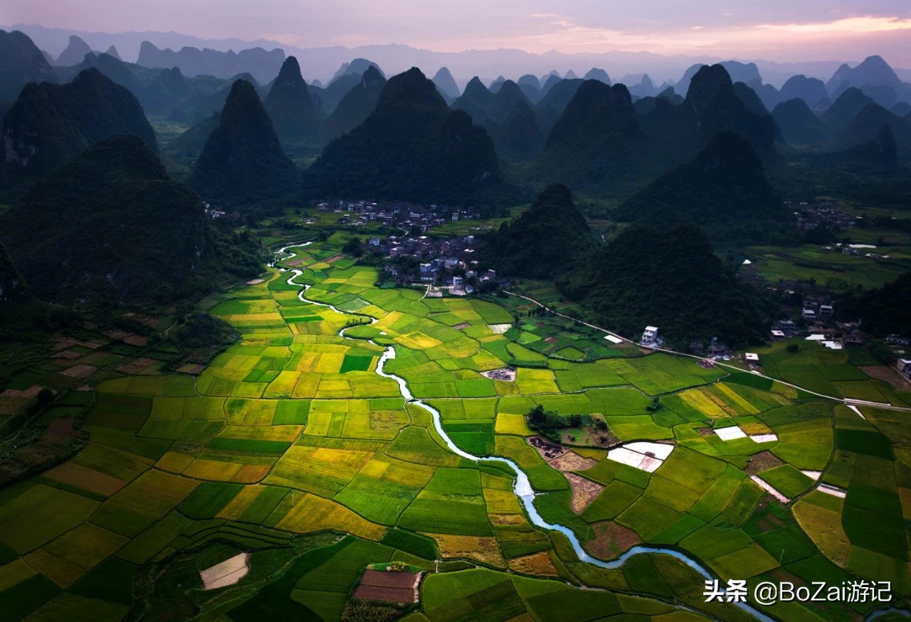 广西乡下田园最美风景图片,广西十大最美风景区