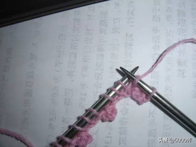 平针狗牙边收针编织教程,编织狗牙针教程