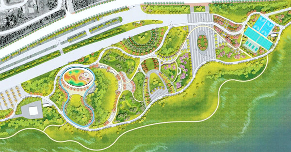 拆违复绿，建设滨河生态园林城市，临沂这家园林公司干得不错