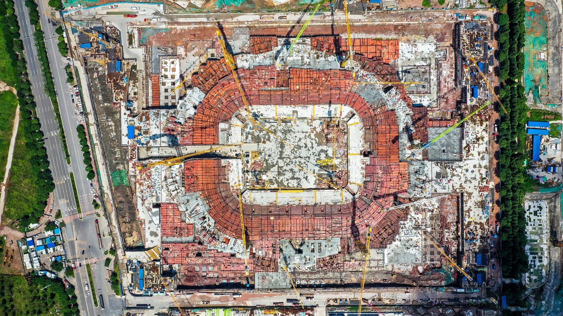 广州恒大新足球场最新建设,广州恒大莲冠足球场