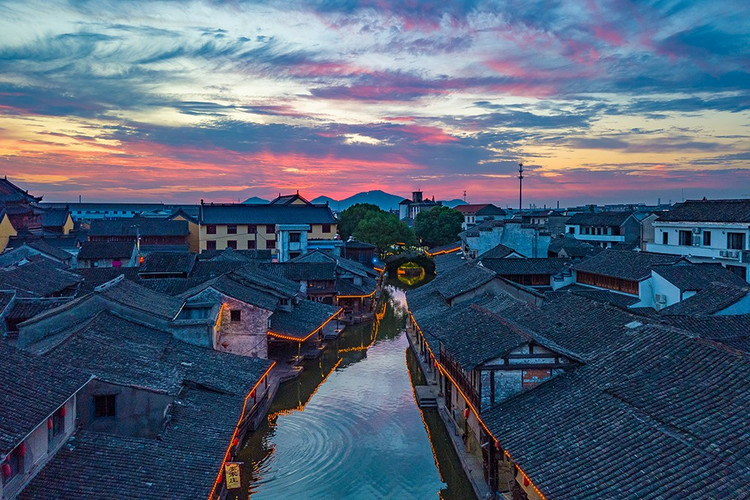 绍兴千年古镇,绍兴鲁迅故里石板桥