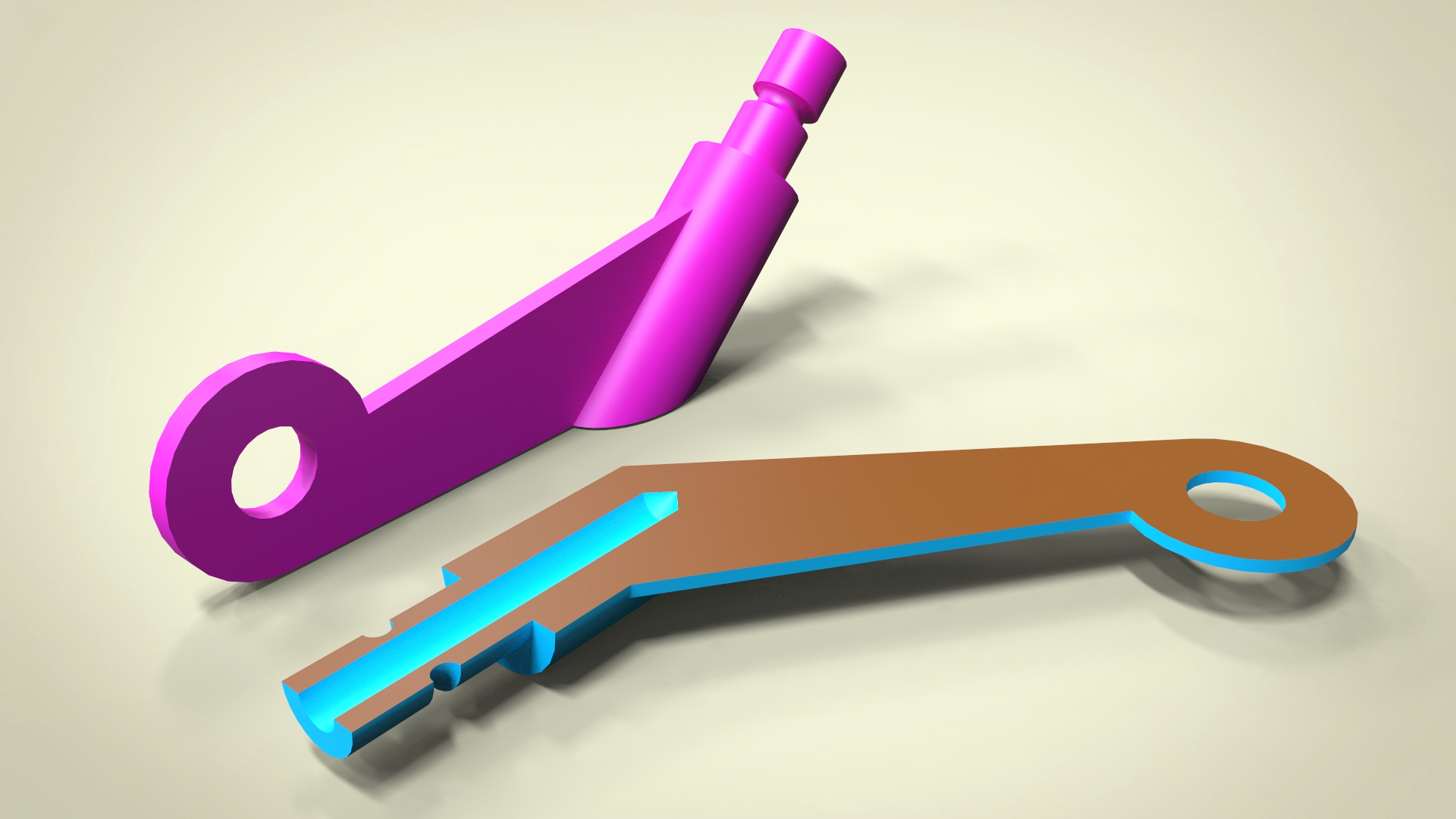 2018年12月图形汇总包含：打结的绳子、铁箍杯子、曲面五管连接
