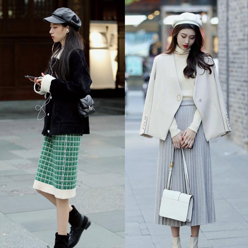 韩国女生穿搭有什么技巧,冬季穿搭韩国女生短裙
