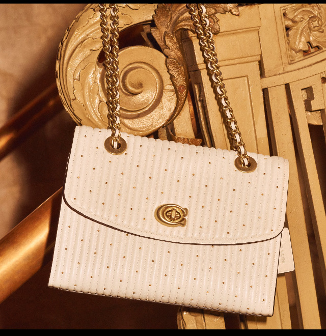 美国新款coach蔻驰女包,蔻驰coachparker系列斜挎包