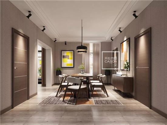 开心门业年会,开心木门新中式