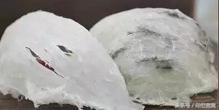 燕窝刷胶对比图,燕窝刷胶泡发后的样子