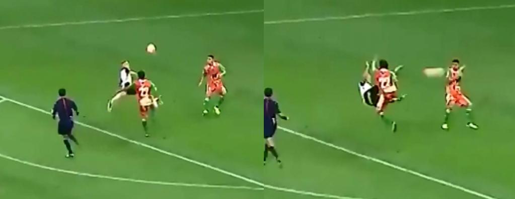 蝎子摆尾凌空抽射倒挂金钩,倒挂金钩凌空抽射大空翼