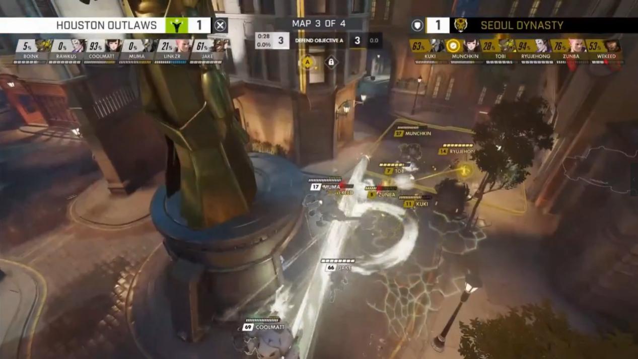 OWL常规赛2阶段第五周次日：神枪手倾覆王朝，九霄天擎队险胜