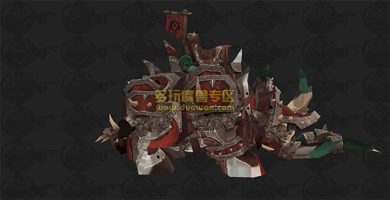 魔兽争霸艾泽拉斯：部落裂蹄牛邪气鞍座预览