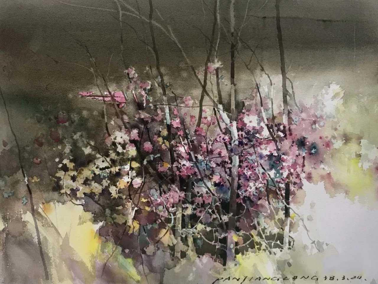 一组水彩,治愈型水彩作品