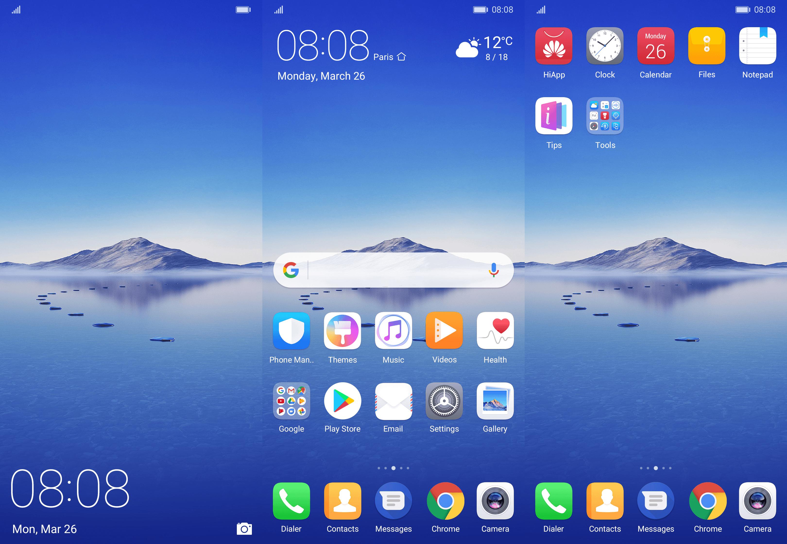 华为p20主题怎么还原最初的,华为p20新生活主题桌面布局