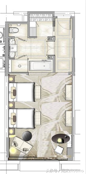 酒店标准间设计方案,星级酒店设计标准案例图片