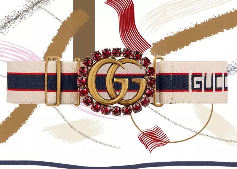 guccibeauty腰带,gucci有没有一款带花的腰带