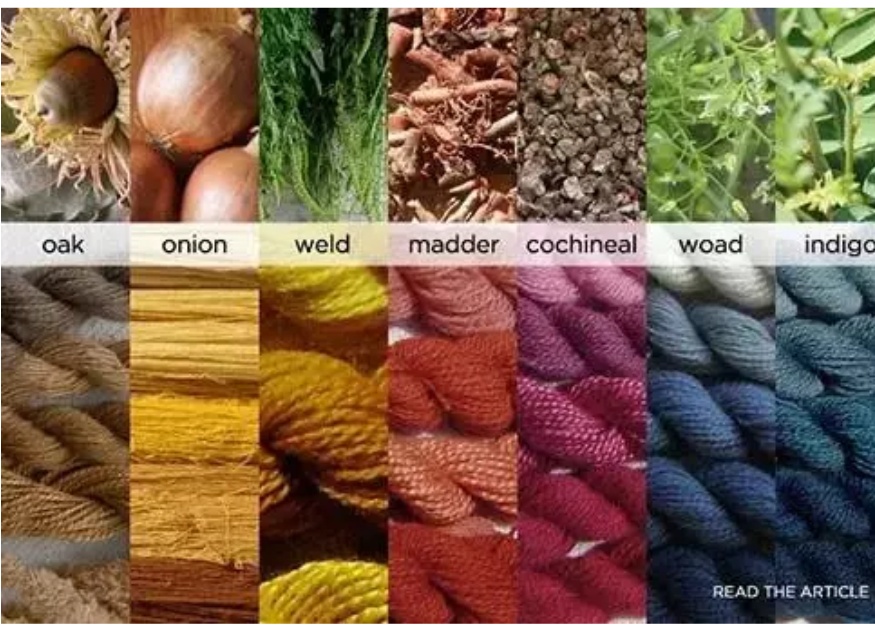 古法植物手工染布,非物质文化遗产手工花