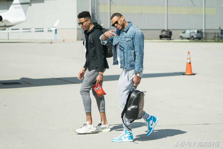 NBA季后赛球星场下穿搭盘点