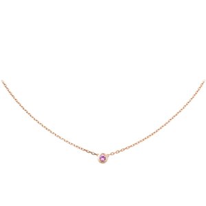 唐嫣同款钻石锁骨项链,唐嫣代言玫瑰金锁骨链