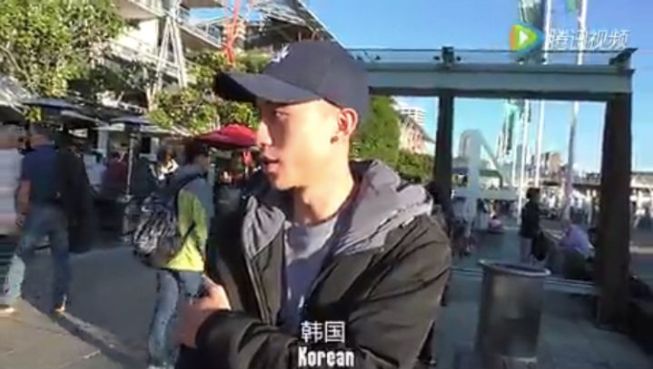 95后中国姑娘在澳洲,中国姑娘在澳洲街头