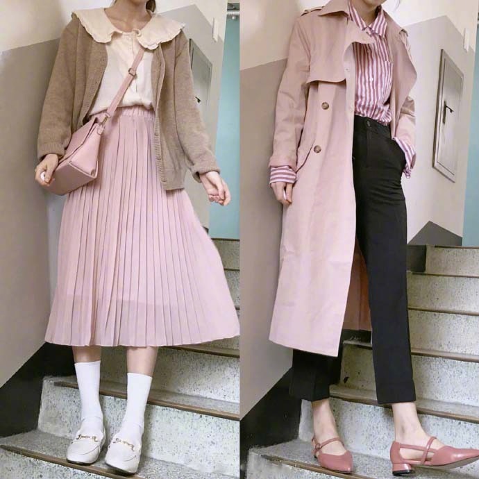 袜子都不会穿，还好意思说自己很仙？18套中筒袜搭配，秒变小仙女