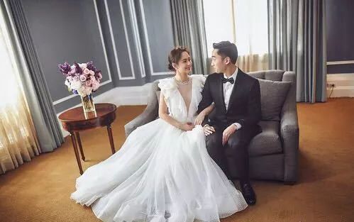 披上婚纱的阿娇好美！请大声说：你没错，你值得最好的幸福！