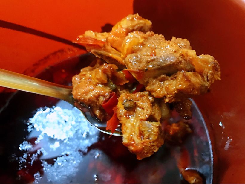 小园里的铺盖面，品出一份恬淡的情愫！