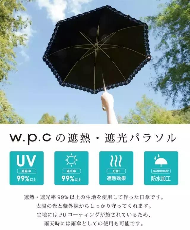 wpc遮阳伞评测,wpc防紫外线遮阳伞