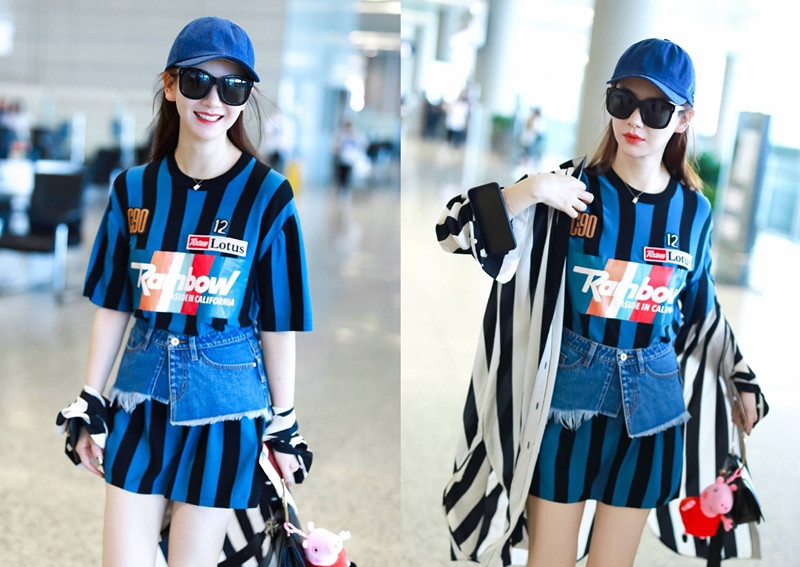 杨颖关晓彤造型,女明星礼服关晓彤