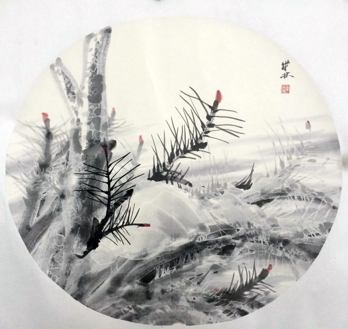 名家笔下的雪景花鸟作品,名家笔下的雪景花鸟欣赏