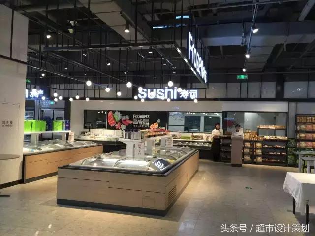 商业超市空间设计效果图,超市展示区设计效果图