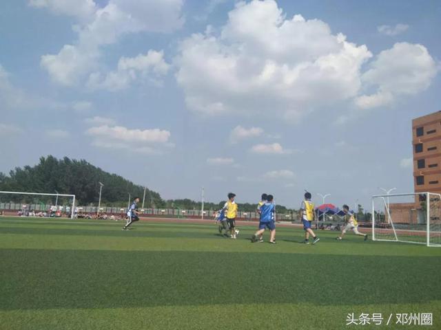 邓州校长杯足球赛,思源实验学校足球比赛开幕式