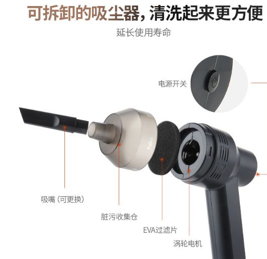 手持小型强力便携吸尘器,德国高档手持便携吸尘器
