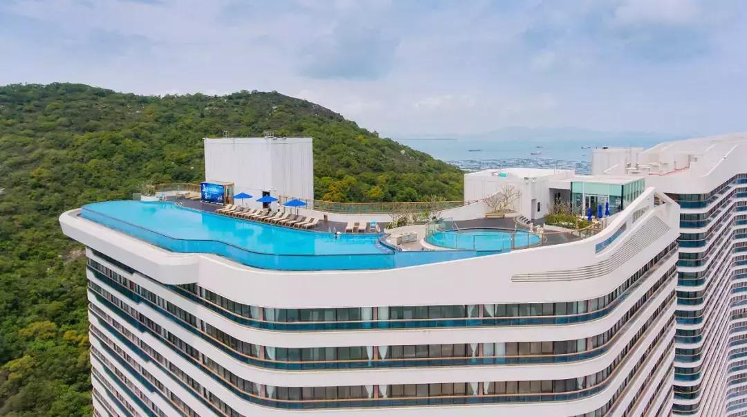 网红酒店等你来打卡，*江阳**海陵岛北洛秘境度假酒店~108米无边泳池