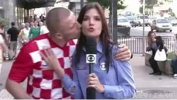 2018世界杯被吻女记者是谁,2018世界杯被吻