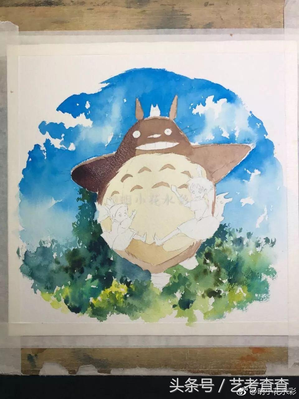 画龙猫全过程,龙猫原版怎么画