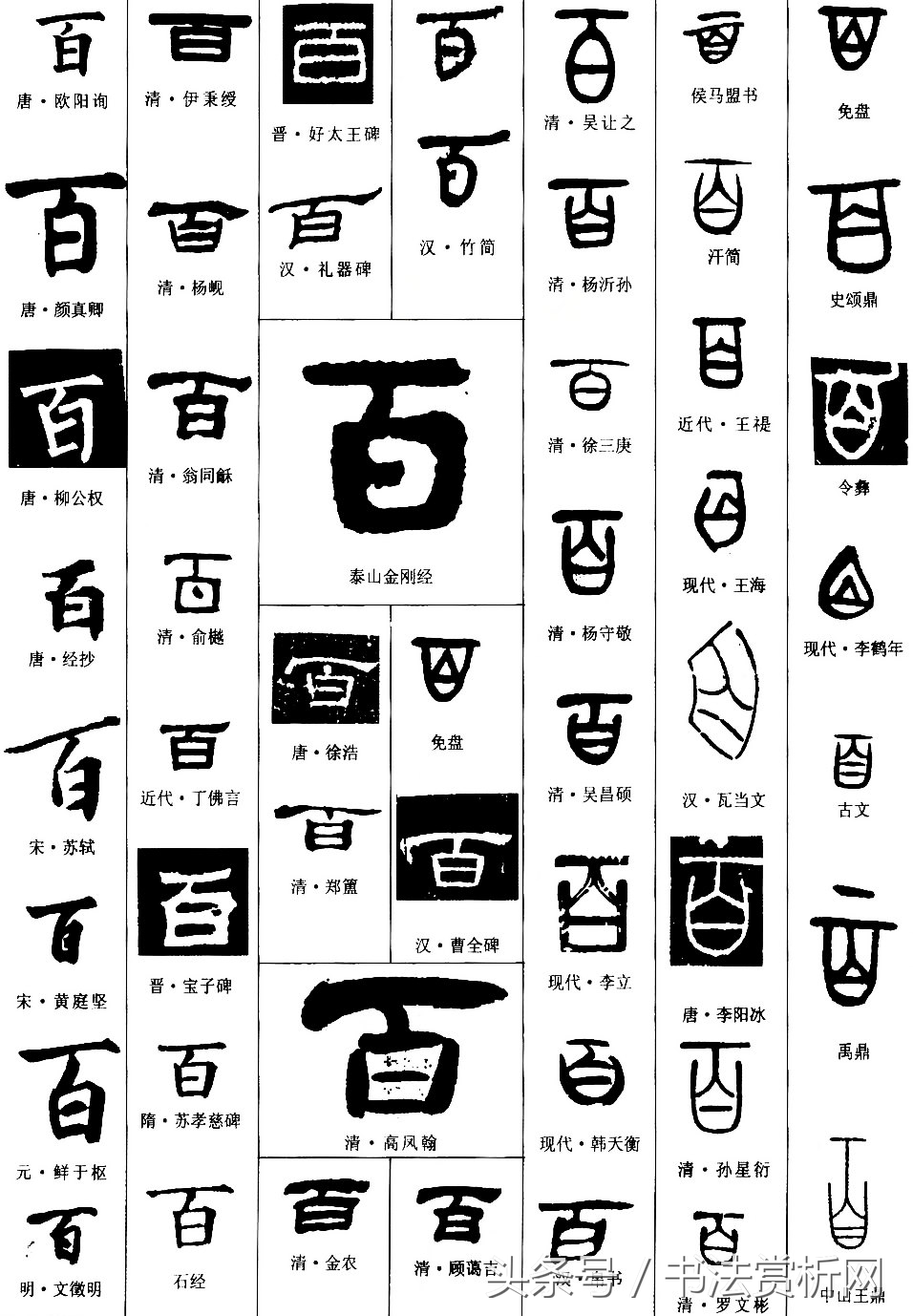 每日一字大的写法图片,每日一字生字图片